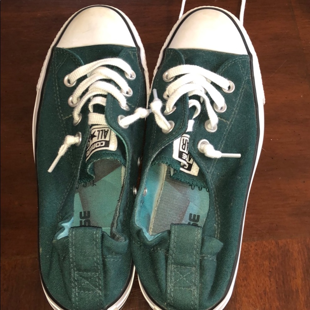 Teal/Green Converse